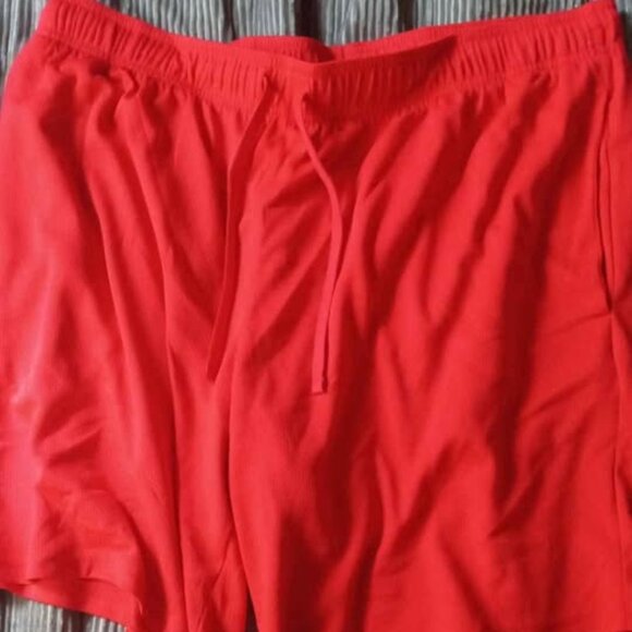 Red athletic works running shorts SIze XL - Picture 1 of 3